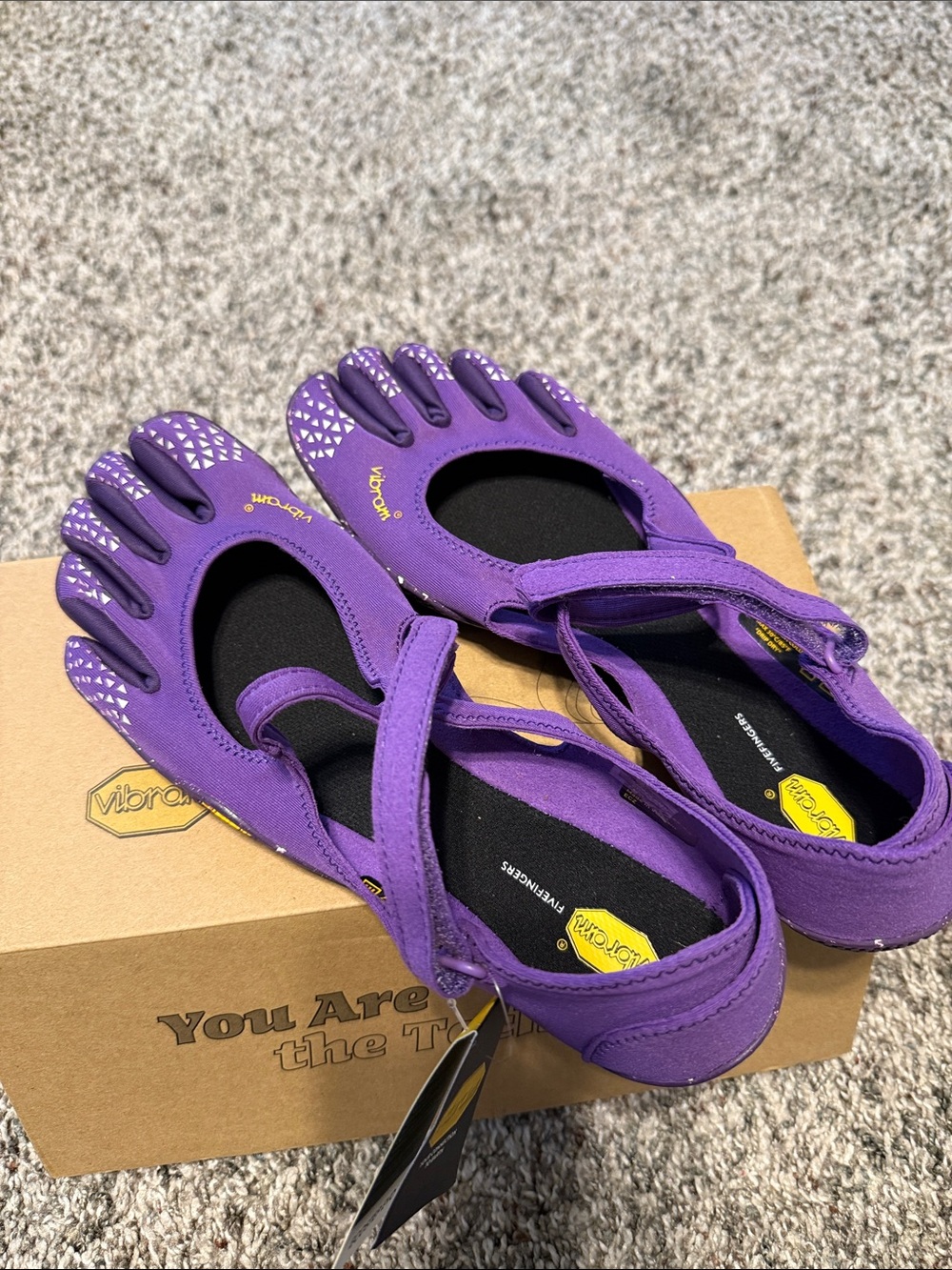 Vibram v-soul Women's Purple FiveFingers Mary Jane Minimalist Toe Shoes